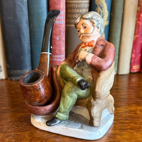 Vintage Lefton Pipe Rest Made of Porcelain - Picture 5 of 17